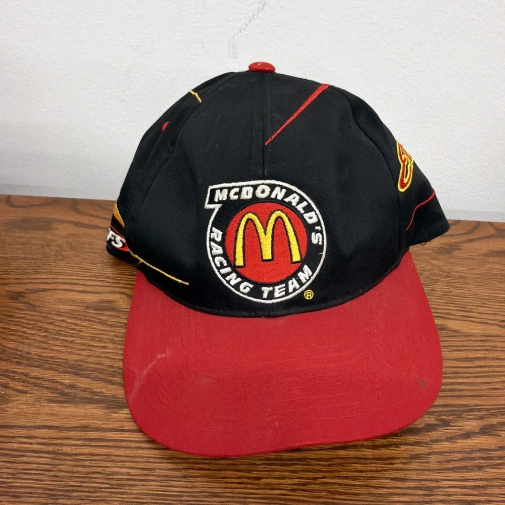 Vintage NASCAR Bill Elliott 94 McDonald's Racing Team  Cap SnapBack